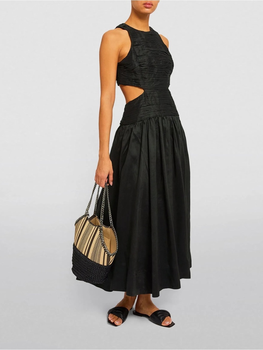 AJE Introspect Cut Out Midi Dress
